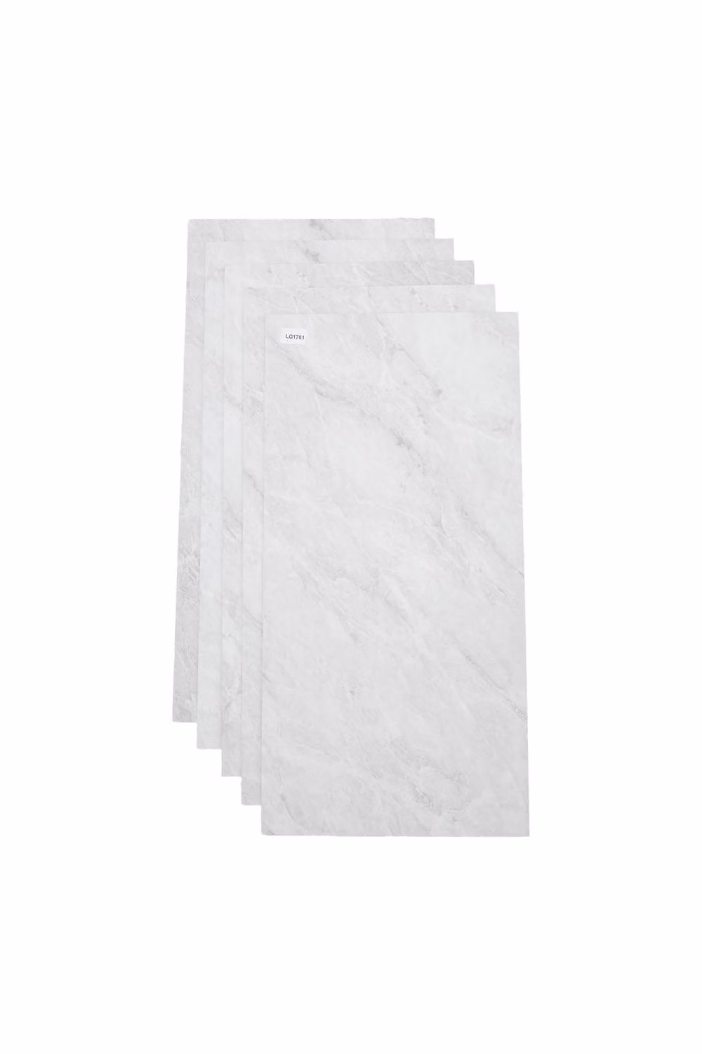 Living and Home 28-Piece Light Grey Marble-effect Self-adhesive PVC Flooring, W: 60 cm, D: 30 cm – 2