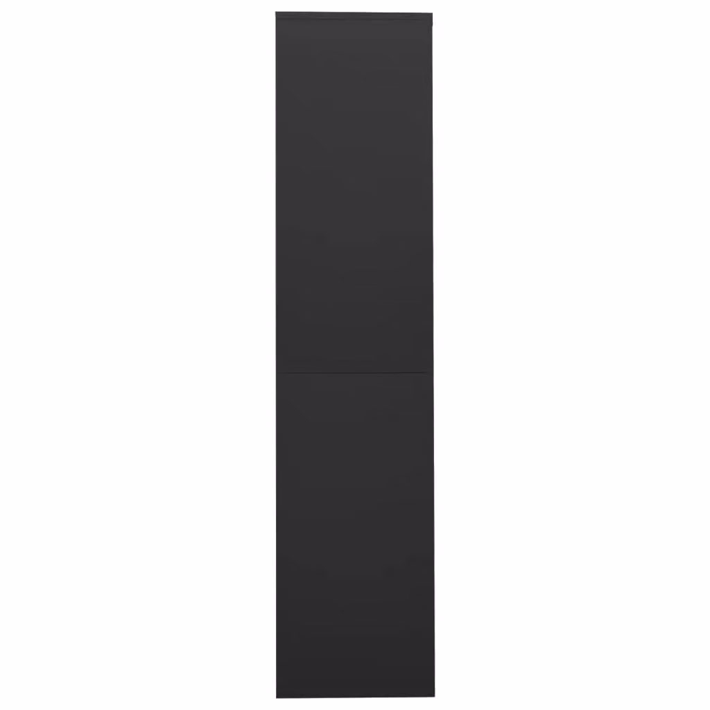 Berkfield Modern Home Office Cabinet with Sliding Doors in Anthracite and Black, W/D/H: 90 x 40 x 180 cm – 2