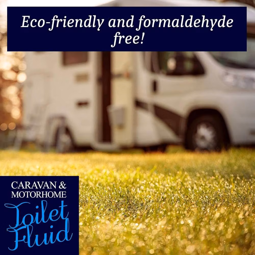 Homefront Blue Caravan and Motorhome Toilet Chemical Fluid Cleaner, 2L – 2