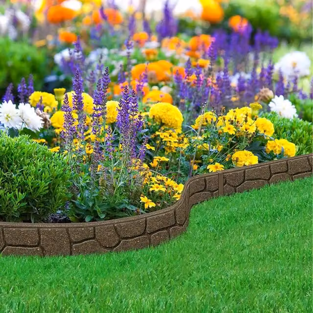 Primrose Brown Rubber Garden Border Edging