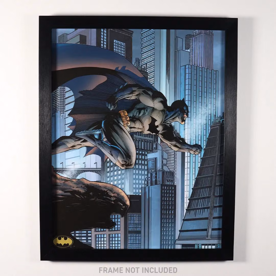 Fanattik DC Comics Batman Limited Edition Collector's Fan-Cel, Multicolour, 36 x 28 cm – 2