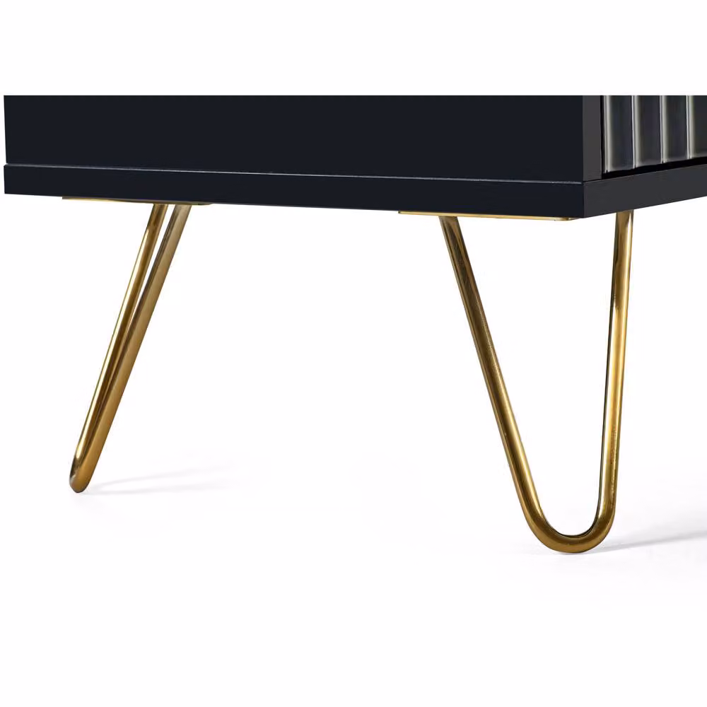 Cheshire Premium Bellano TV Unit in Matt Black – 4
