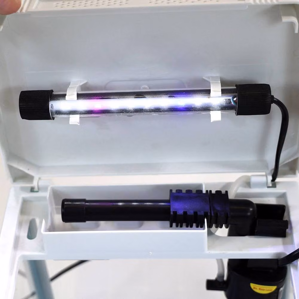 PAWNORA Aquarium Fish Tank Kit with LED Light and Pump in Clear – 4