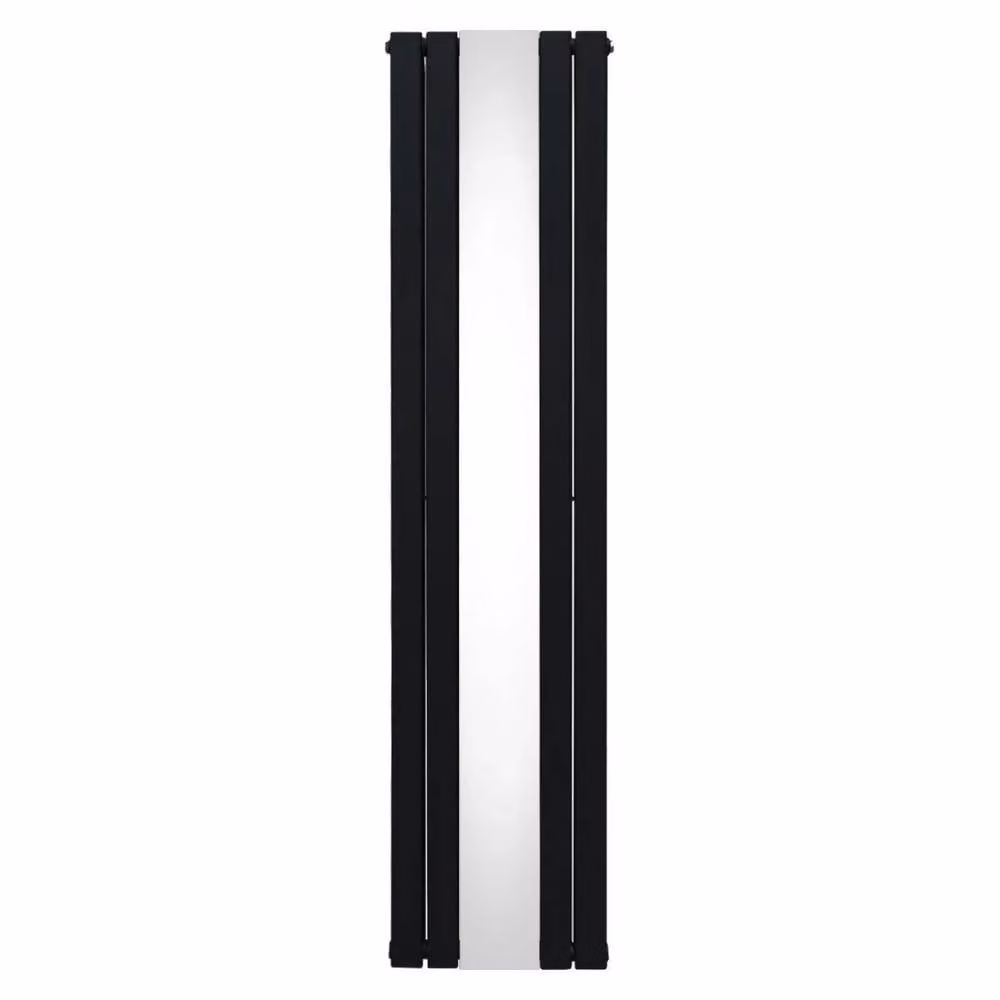 Monstershop Black Steel Mirror Radiator W: 180 cm, H: 42.5 cm – 2