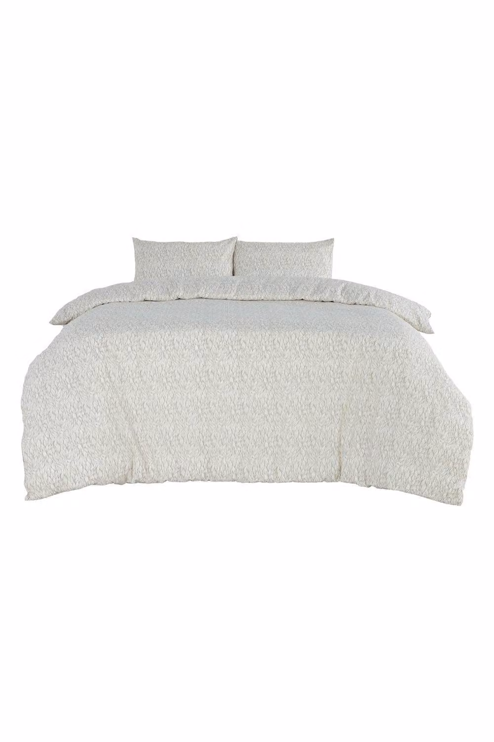 Martex Studio Edition Natural Foliage Polycotton Duvet Cover and Pillowcase Set in Beige and Sand, W/D/H: 140 x 200 x 90 cm – 2