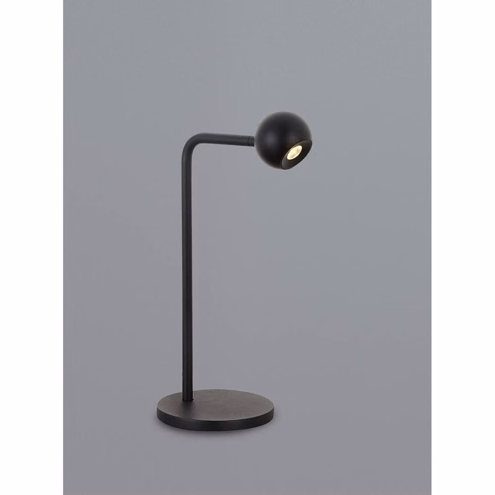 Netlighting Eyes LED Table Lamp, Sand Black, Height: 38.5 cm – 2