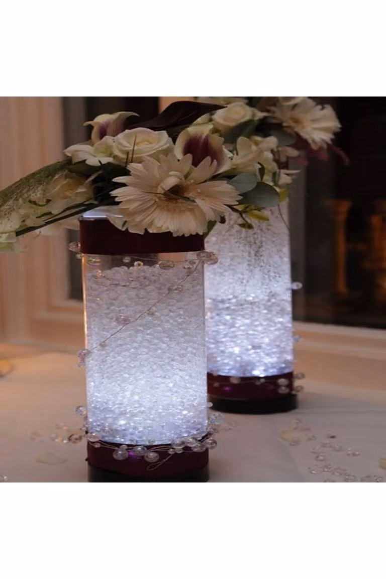KDMD Transparent Glass Cylinder Vase, Height: 50 cm, Diameter: 11 cm