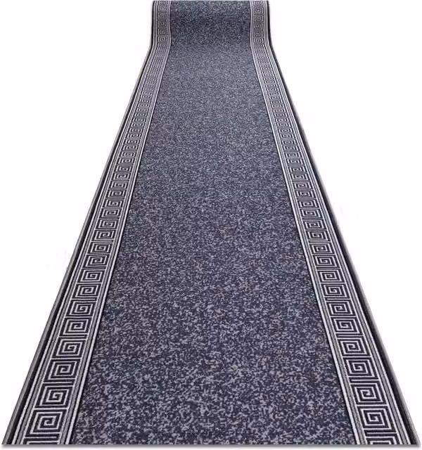 RugsX Grey Anti-Slip Modern Rectangular Runner, W: 110 cm, D: 100 cm – 1