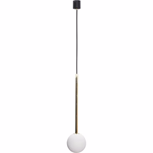 Netlighting Zumaline Ali Slim Pendant Light in Gold/Brass with G9 Bulb