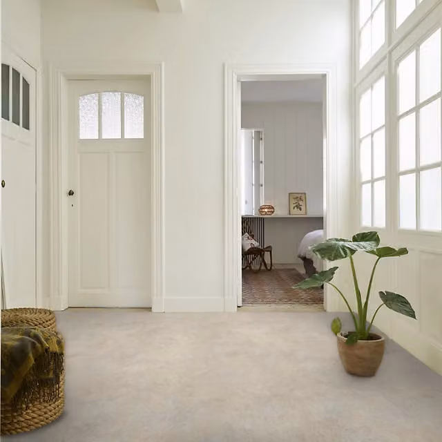 Komscape Wood Look Plank Vinyl Flooring in Beige, 2m