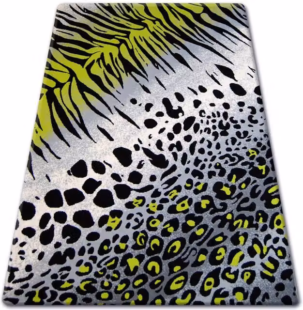 RugsX Flash Animal Print Modern Rug in Grey and Multicolour, W: 160 cm, D: 225 cm – 1