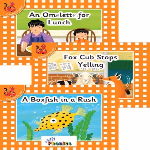 Jolly Phonics Orange Level Readers Set 6 by Louise Van-Pottelsberghe, Multicolour Paperback Books