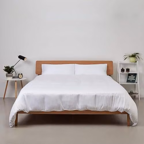 Panda London Organic Bamboo Duvet Cover, White, W/D/H: 135 x 200 x 135 cm – 2