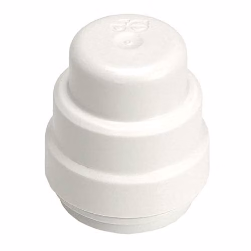 John Guest 10mm Speedfit Stop End PSE4610W, White (Pack of 10)