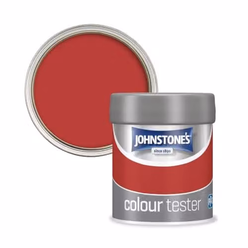 Johnstone's Colour Sample Tester Pot in Signal Red, 75ml