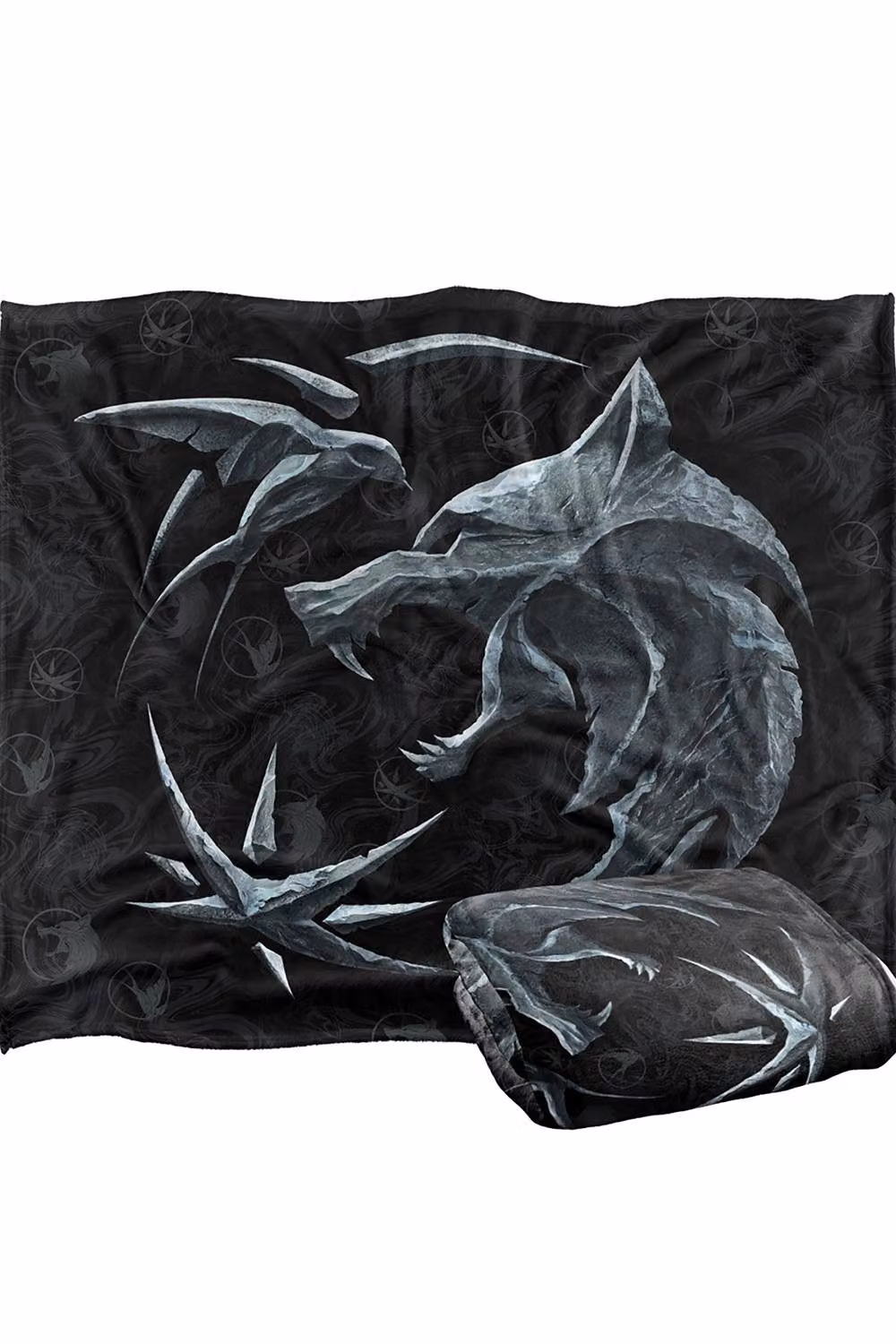 The Witcher Destiny Crest Silky Touch Soft Fleece Throw Blanket, Multicolour, W/D/H: 152 x 127 cm – 2