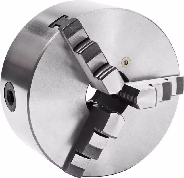 FLAVORA K11 160 160mm Steel 3 Jaw Self-Centering Lathe Chuck in Silver, W: 520 mm – 1