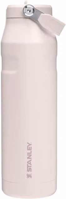 Stanley IceFlow Flip Straw Vacuum Insulated Stainless Steel Water Bottle, Pink, 1.06 l
