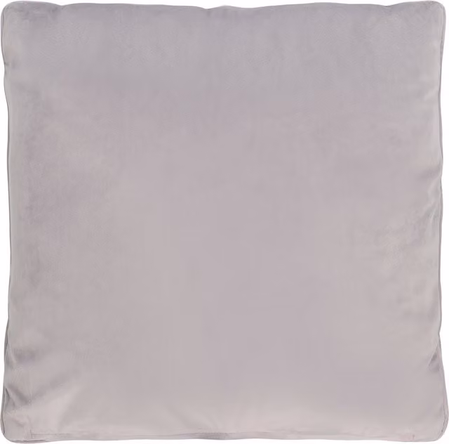 Divante Vermont Velvet Square Cushion in Silver