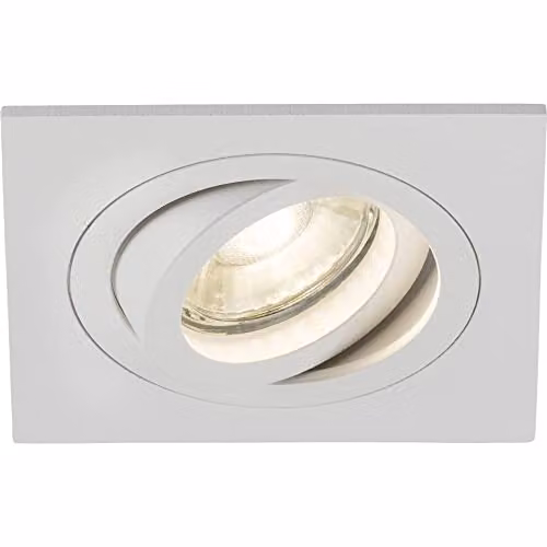 Netlighting Knightsbridge Ambar Single Tilt Square GU10 Downlight in White
