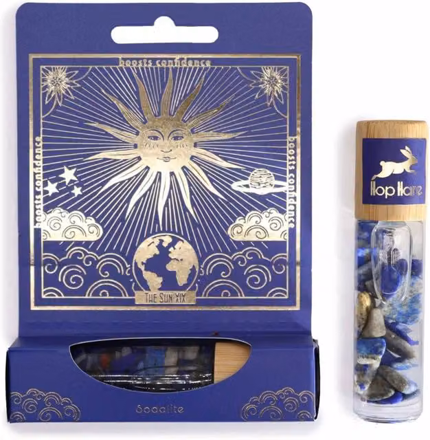 KDMD HH Tarot Roll-On The Sun Gemstone-Infused Confidence Boost in Blue – 1