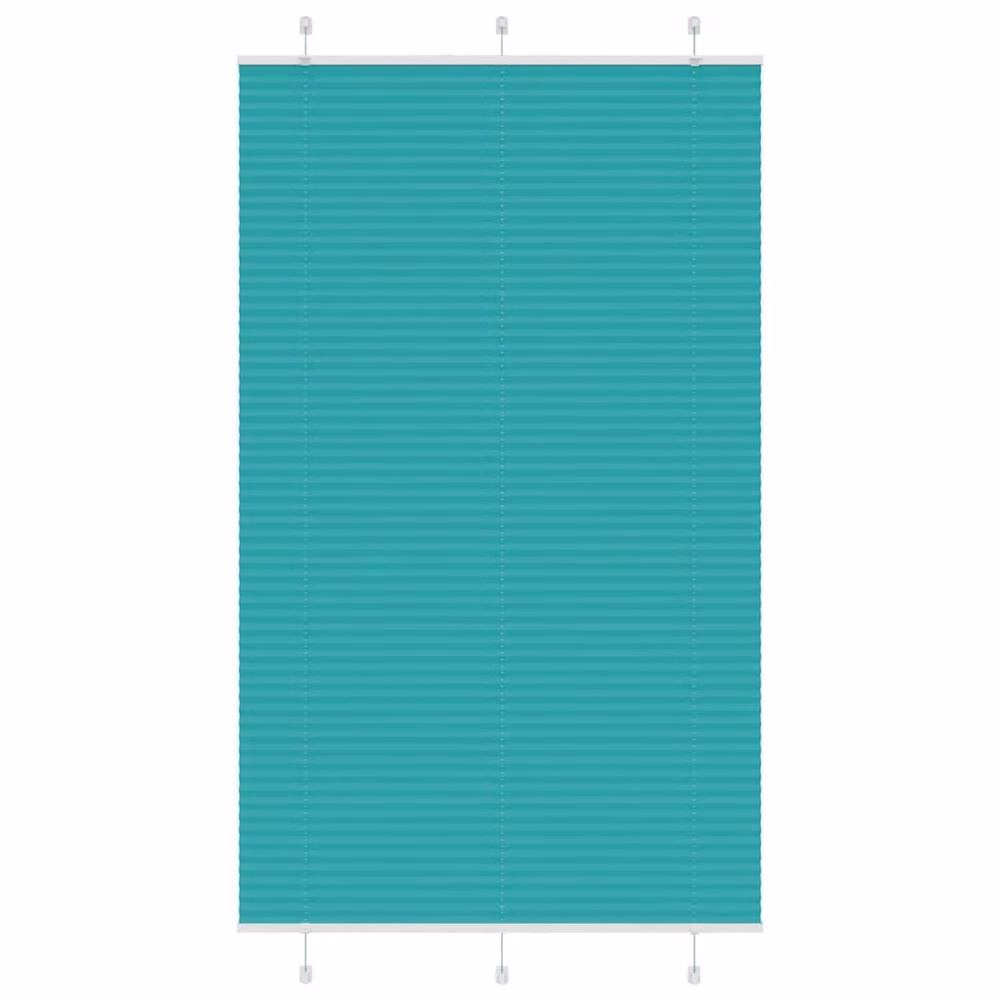 Berkfield Home Single Pleat Petrol Green Polyester Blind, W/H: 120 x 200 cm – 2