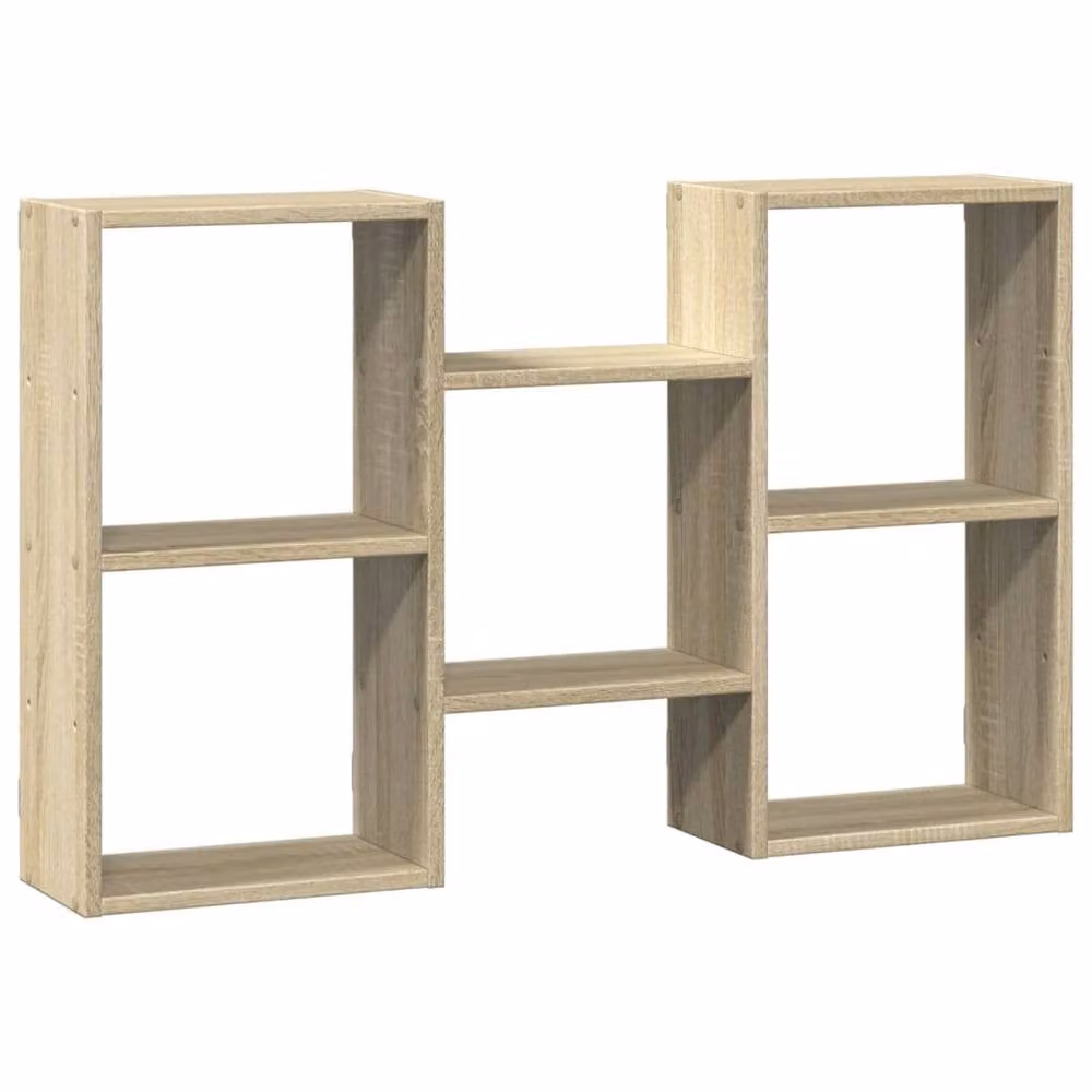 Berkfield Home Sonoma Oak Wall Shelf, Brown, W: 96 cm, D: 18 cm, H: 60 cm – 2