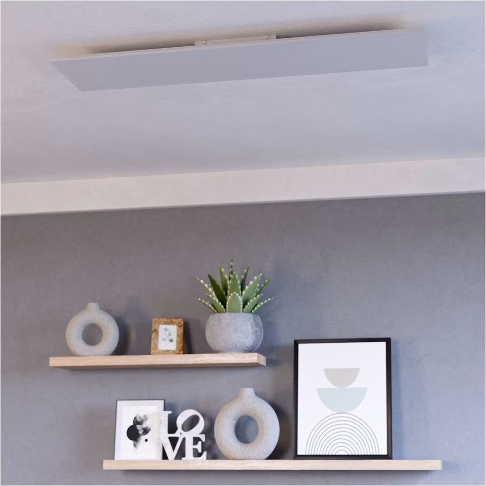 Loops 2 Pack Modern White LED Ceiling Light Fixture with Bulbs Included – 2