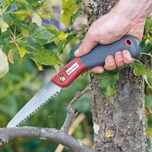 Kent & Stowe Turbo Folding Steel Saw in Red and Grey – 2