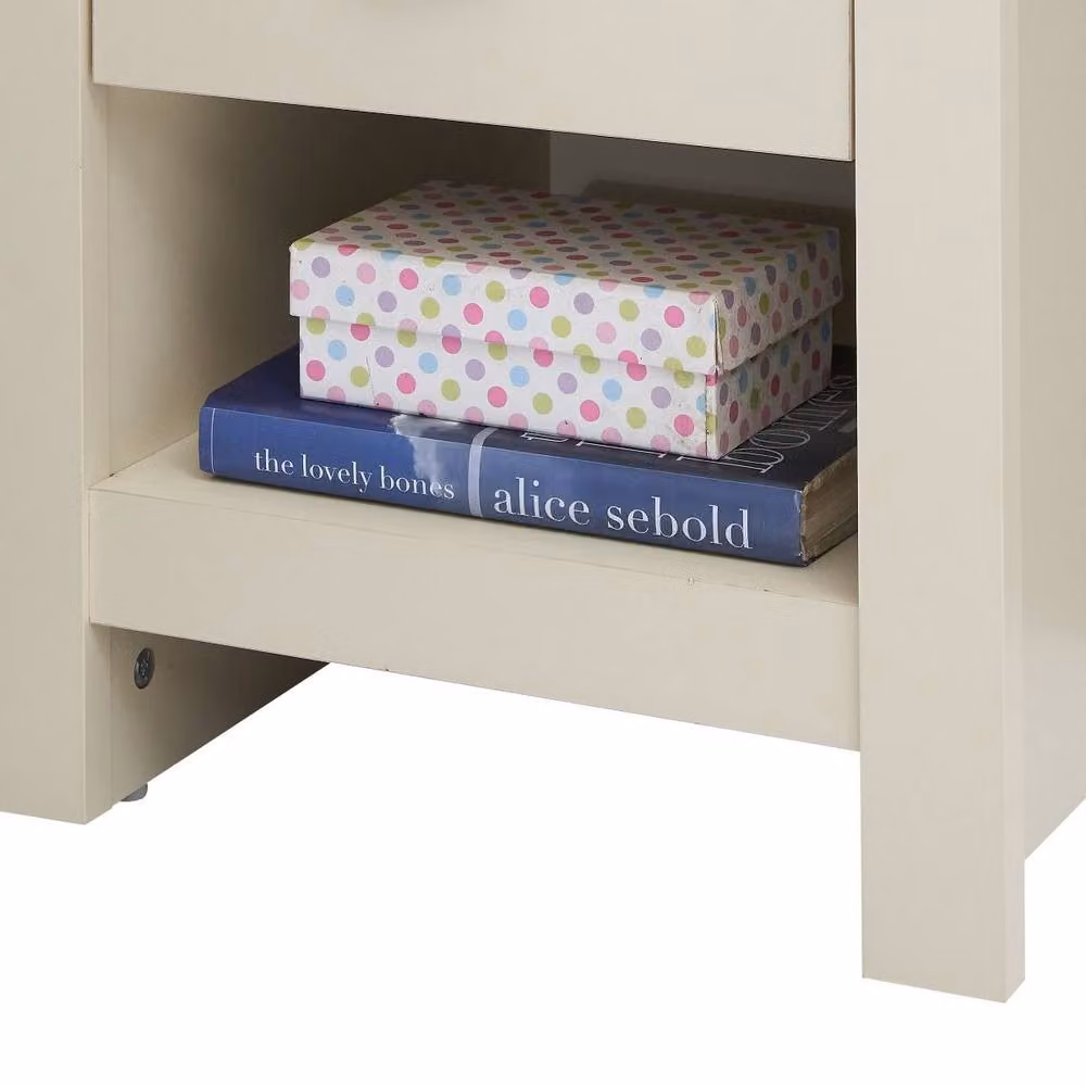 Timber Art Design Lisbon 1 Drawer Bedside Cabinet in Beige – 3