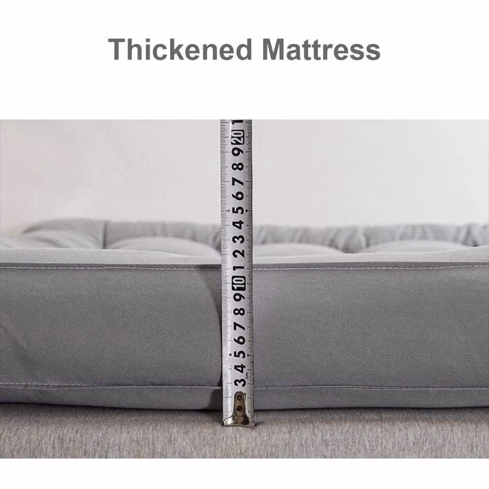 Pawnora Grey Single Mattress Topper, W 90 cm x L 200 cm – 5