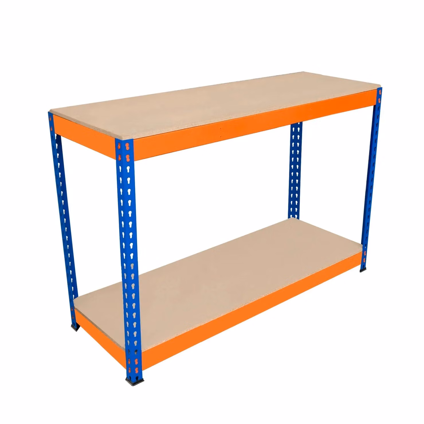 Monstershop S-Rax 2 Tier Workbench in Orange, W/D/H: 120 x 45 x 90 cm – 3