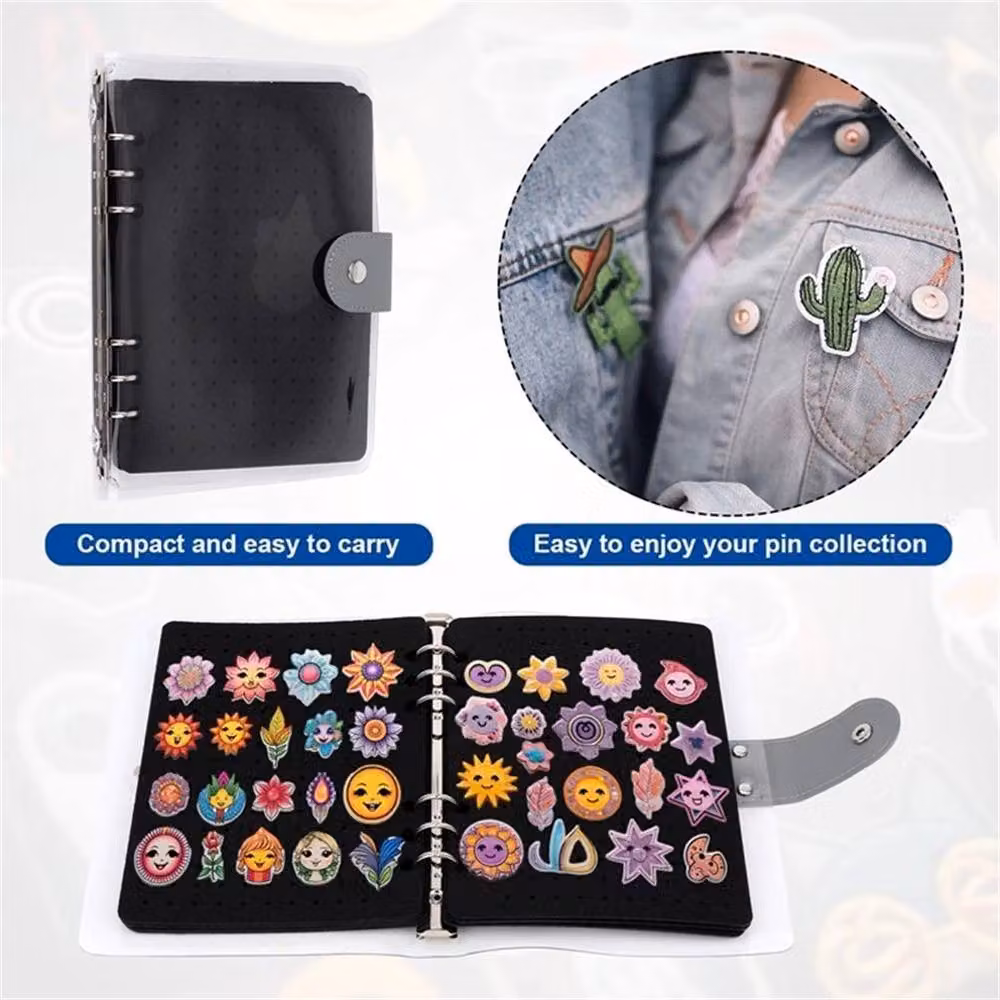 Kelvenix Multifunctional Badge Brooch Storage in Black – 4