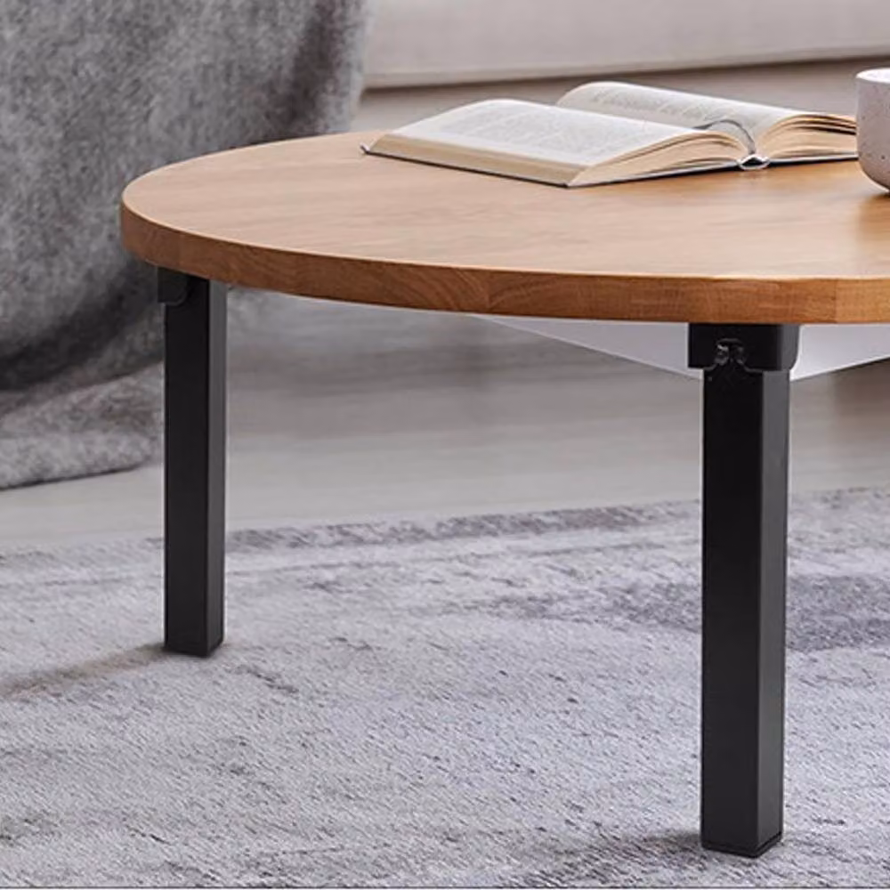 Ventryn Set of 4 Heavy Duty Metal Folding Table Legs in Black, Height: 70 cm – 5