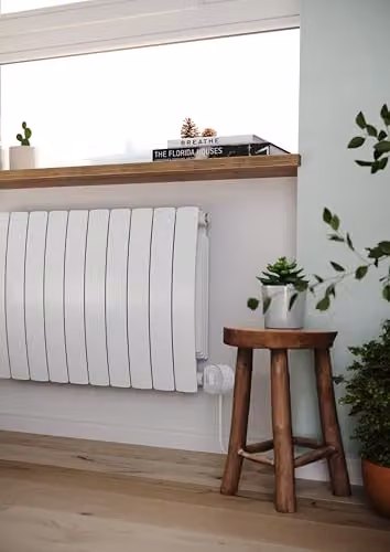 Terma Bergamo E Electric Radiator with Wifi and App Control, White Matt, W: 104.0 cm, H: 59.0 cm, 1.5 kW – 4