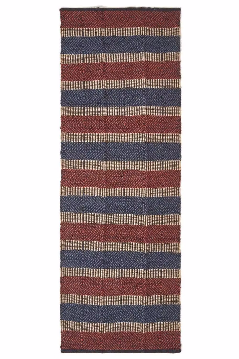 Homescapes Multicolour Striped Woven Jute Hall Runner, W: 66 cm, L: 200 cm – 2