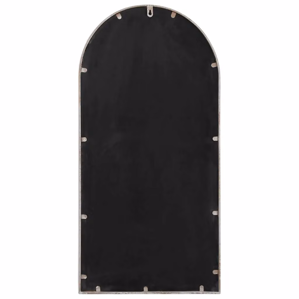 Berkfield Home Sand Mirror in Beige, Rectangular Metal Wall Mirror, W: 90 cm, H: 45 cm – 3