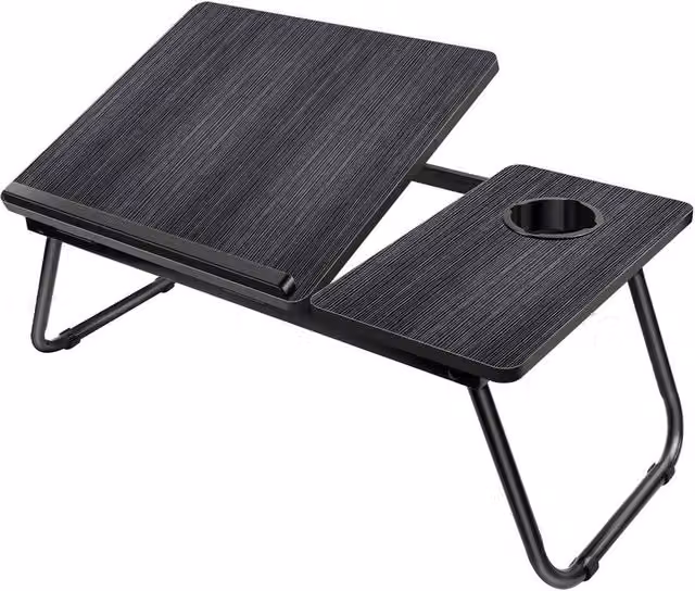 Kelvenix Portable Black Laptop Tray and Computer Lap Desk – 1