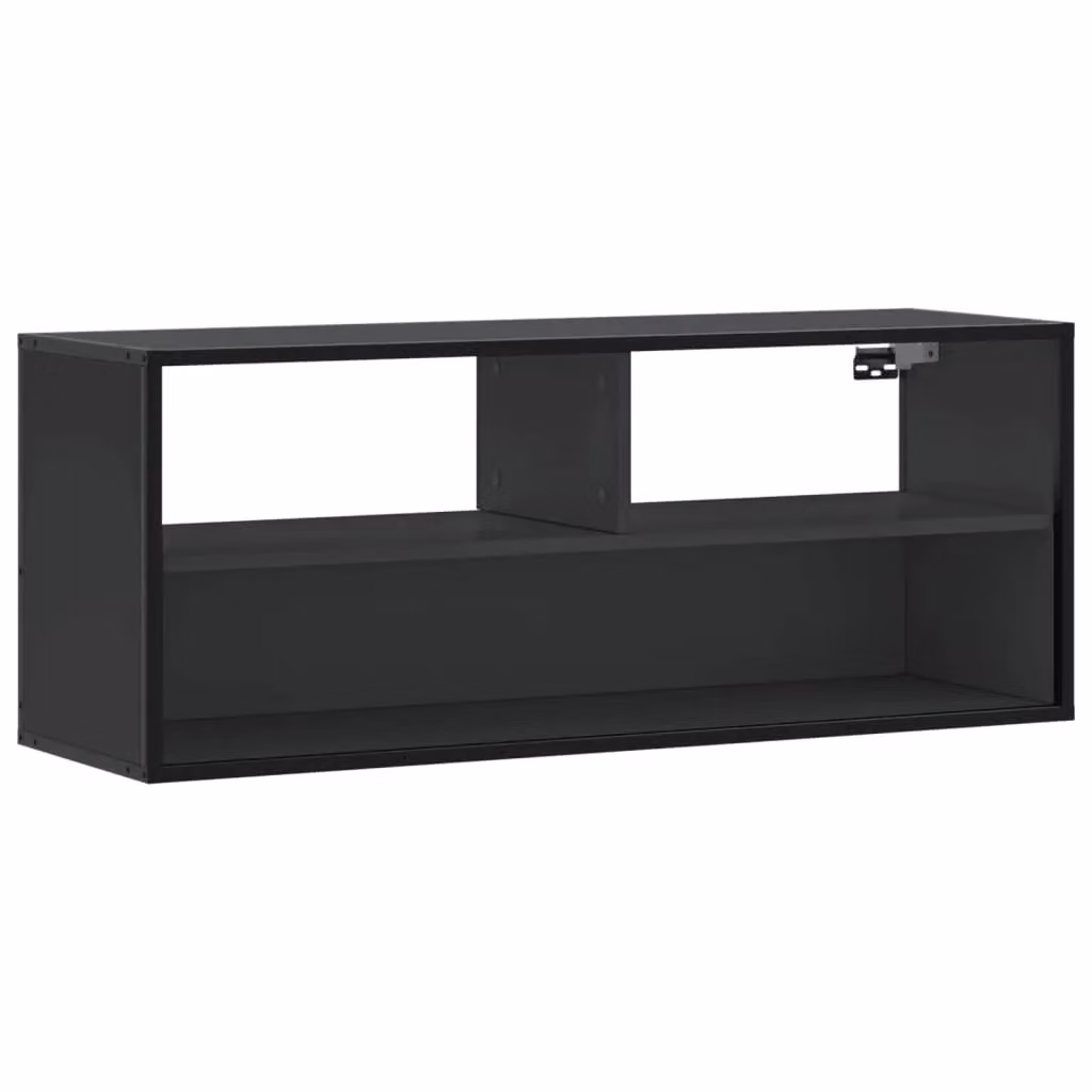 Berkfield Home Industrial TV Cabinet in Black, W/D/H: 100 x 31 x 39.5 cm – 2