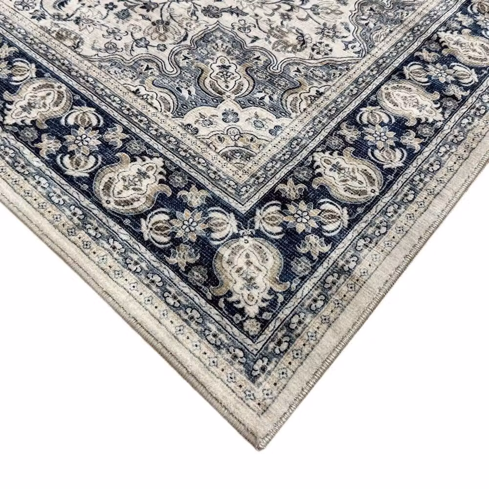 THE RUGS Classical Collection Heritage Steel Soft Pile Grey Essentials Rug, W/D/H: 60 x 180 cm – 2