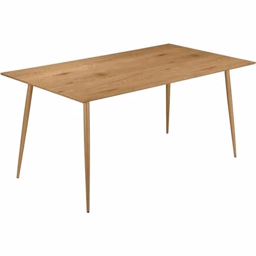 Dorel Home Furnishings Monza Rectangular Oak Dining Table, Brown, W: 160 cm, D: 160 cm, H: 76 cm – 1