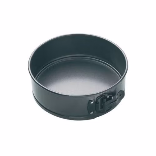MasterClass Non-Stick Loose Base Springform Round Cake Pan, Grey, Diameter: 18 cm – 1