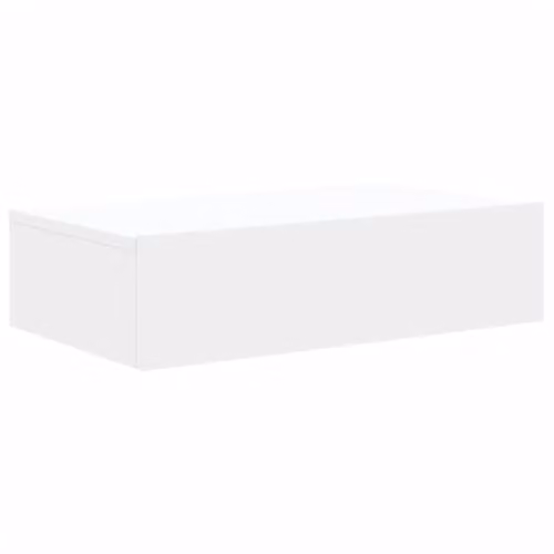 vidaXL Modern White TV Cabinet with Integrated LED Lights