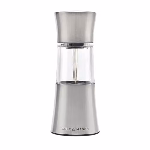 Cole & Mason Stadhampton Chilli and Spice Mill in Silver Stainless Steel, Height: 16.5 cm – 1