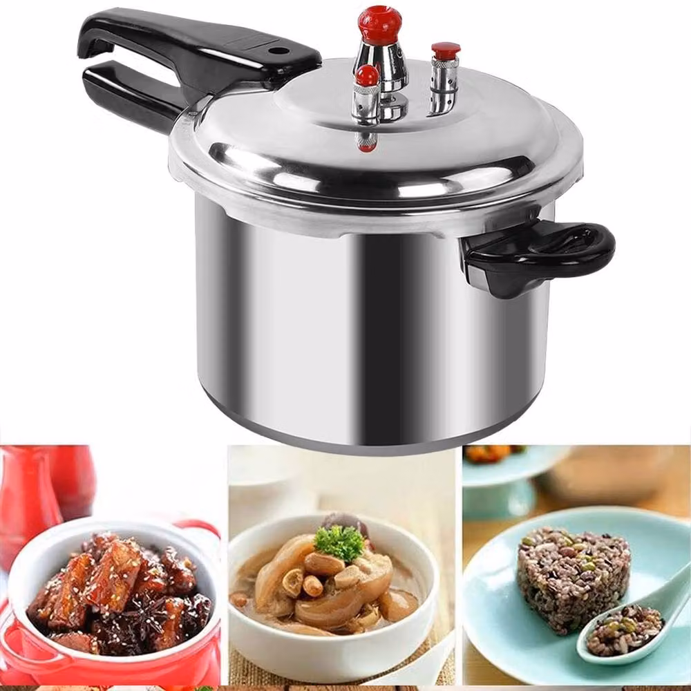 Kelvenix Silver Stainless Steel and Aluminium Pressure Cooker – 5