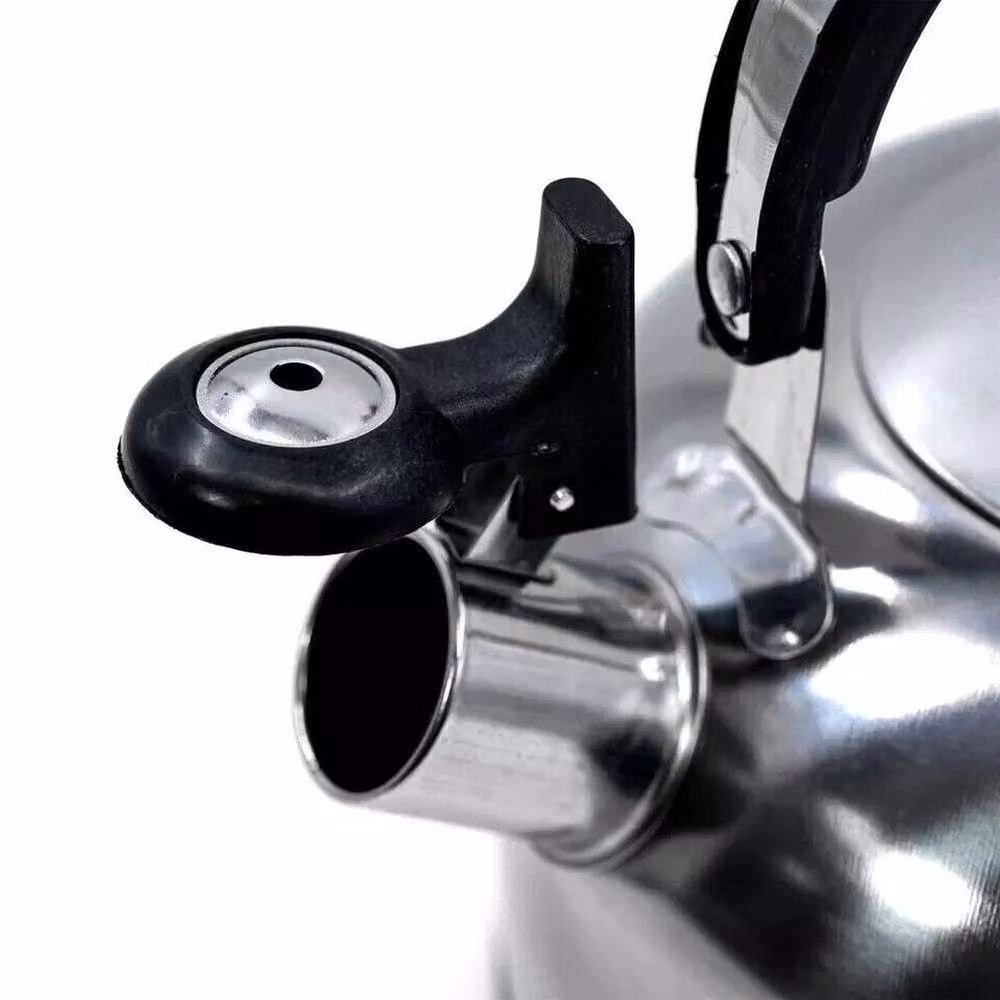 PAWNORA Stainless Steel Whistling Kettle, Silver, 2 l – 3