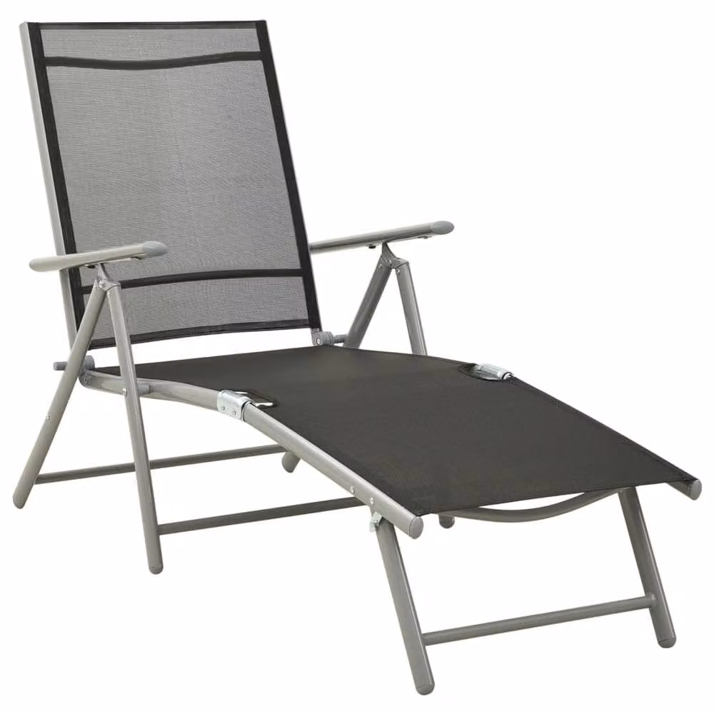 Berkfield Home Soft 10 Piece Garden Dining Set in Black and Silver
