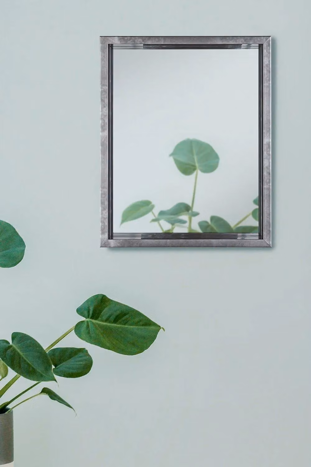 Nielsen Design Albury Accent Rectangular Wall Mirror with Metallic Effect in Grey – 3