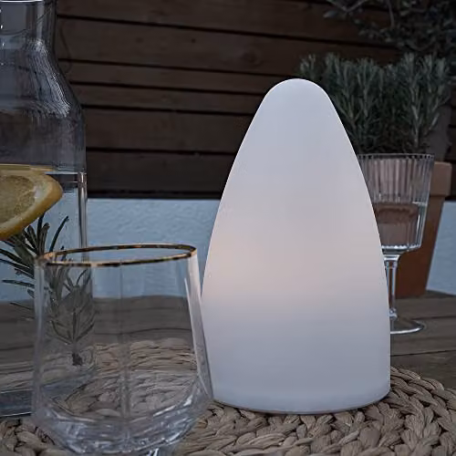 ValueLights MiniSun White Rechargeable RGB LED Outdoor Table Lamp – 2