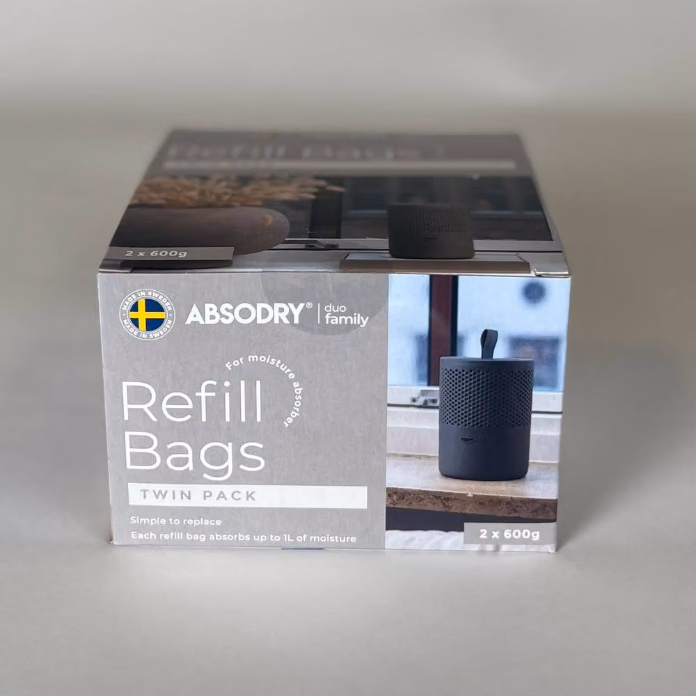 Absodry Fits Hanger and Bag Small Dehumidifier Moisture Absorber Refill Bags, Black – 3